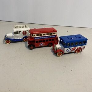 1986 Lledo Days Gone XIII Commonwealth Games Scotland 1986 Bus Lot Of 3